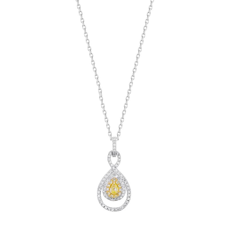 Namida Fancy Diamond Necklace