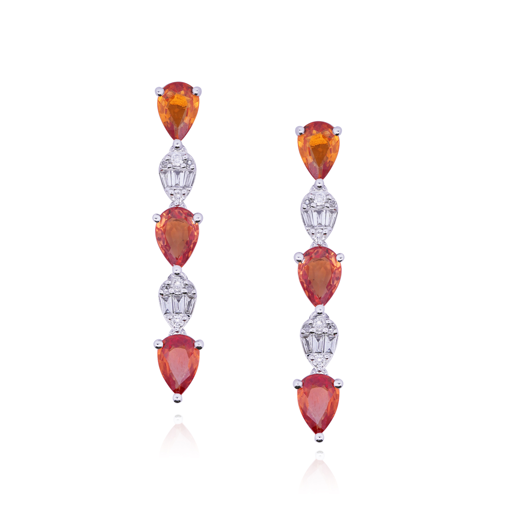 Sherry Multi-Sapphire Earrings