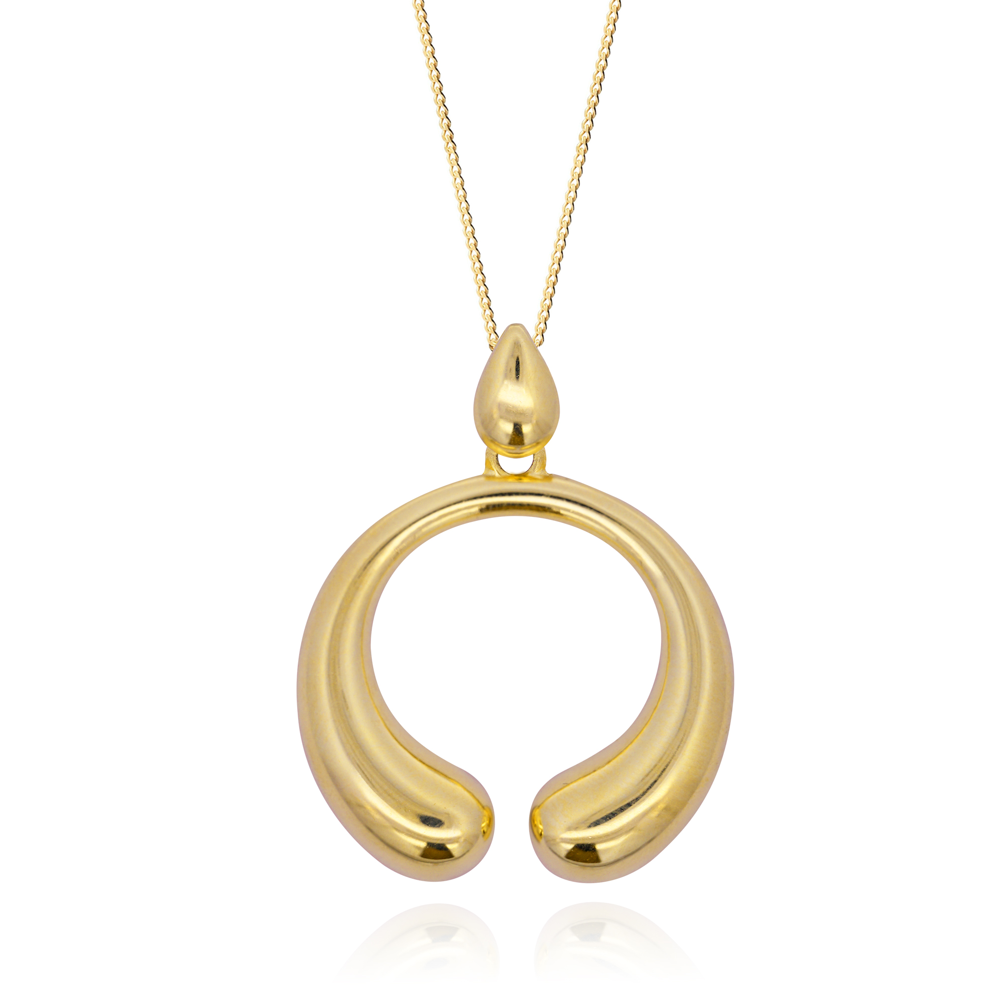 Rhodri Gold Pendant