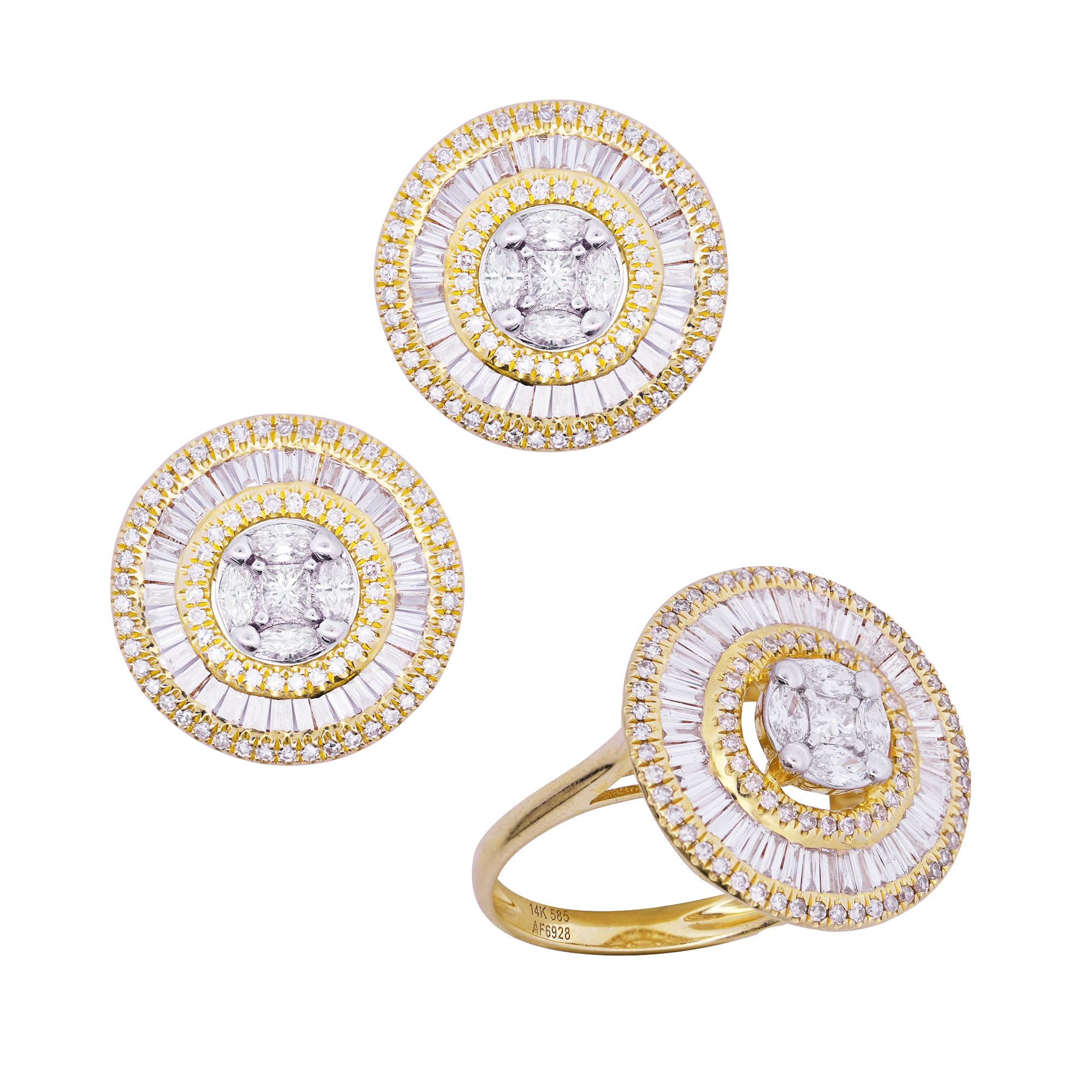 Sitre Yellow Gold Set