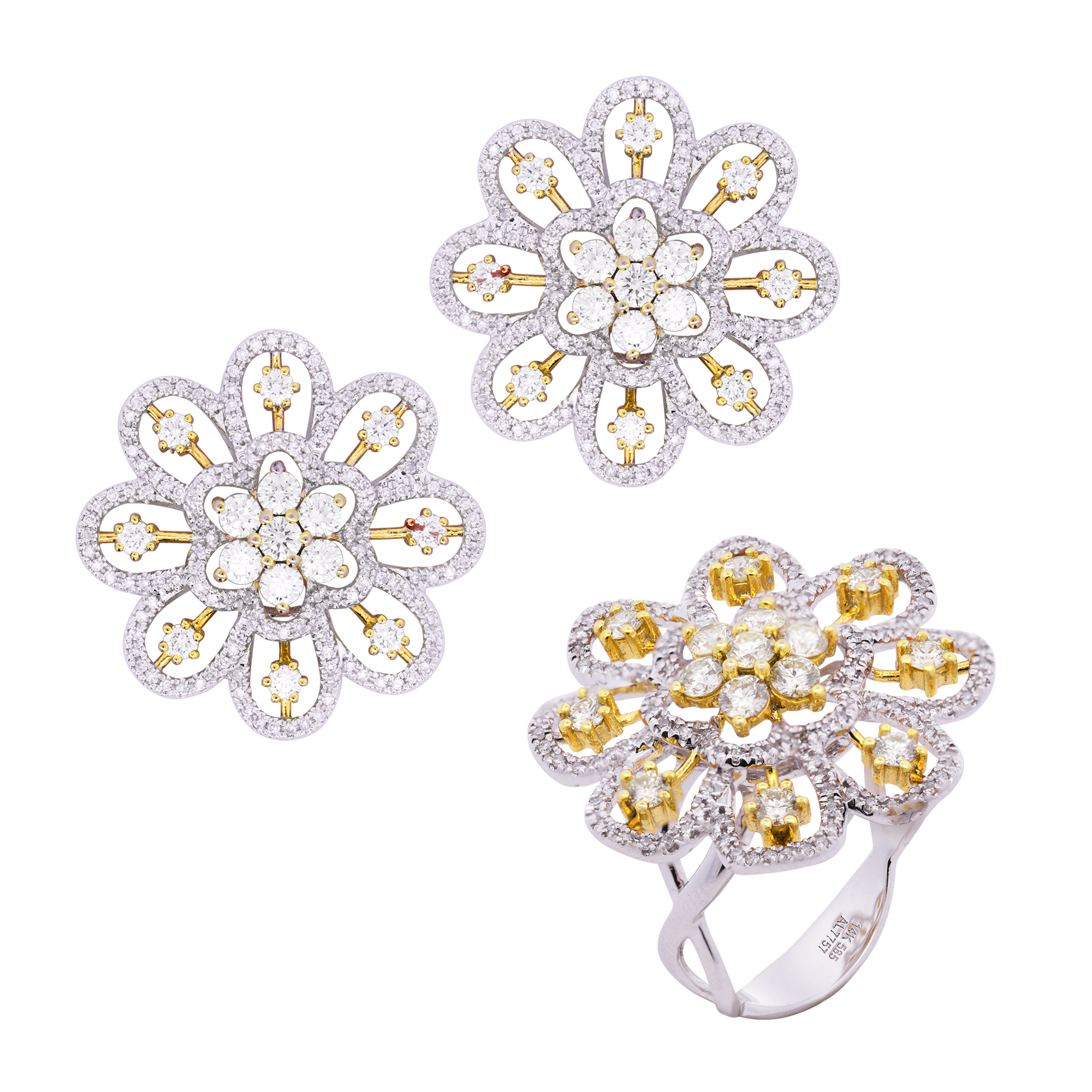 Petunia Diamond Set