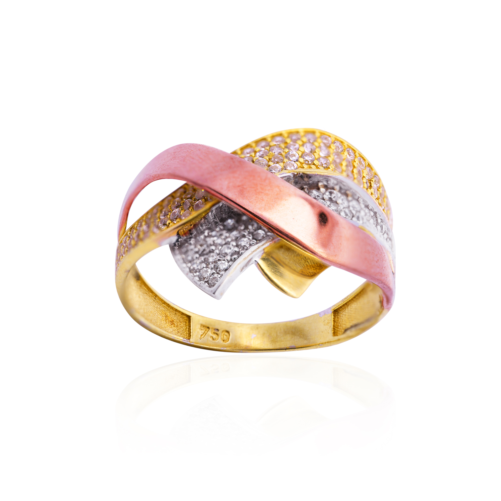 Monnie Tri-Tone Ring